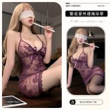 9408 Purple [Slip Dress + T-shirt]
