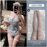 9687 Light Blue + Flat-Top Stockings