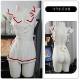 A902 Sweet Maid + White Socks with Crosses