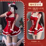 Set (headwear + necklace + top + skirt + gloves)