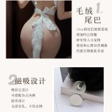 White dress, alluring~ White tail