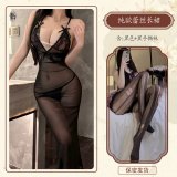 Black + Black Tear-Off Stockings