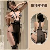 Black + Black Fishnet Stockings