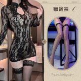Black + Black Fishnet Stockings