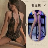 Black + Black Fishnet Stockings