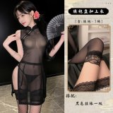 Black + black stockings