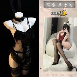 Black suit + black stockings