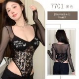 Black bodysuit (with breast pads)