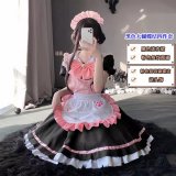 Black four-piece set with large bow