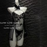 Black cheongsam + T-shirt