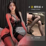 Black full set + model stockings