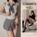 Picture set + black ripped stockings