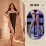 Picture set + black fishnet stockings