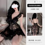 Black nightgown + underwear