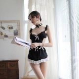 Black Maid Nurse Outfit