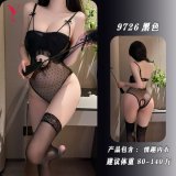 Black bodysuit [socks not included]
