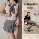 Picture set + black open-crotch stockings