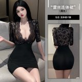 Black pencil skirt