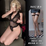 Black + matching fishnet stockings