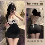 6921183361242 Sold Out - Black & White [Headband + Necklace + Skirt + T-shirt]