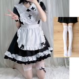 Black + white socks + petticoat