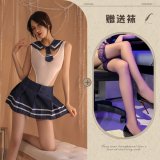 Blue + black stockings