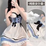 blue and white