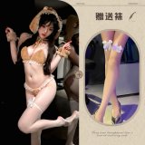 Set + matching bow-tie stockings