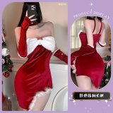 Christmas strapless dress [gift box set]