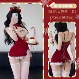 Christmas Bodycon Skirt [Slip Dress + Headband + 2 Bracelets + Necklace]