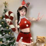 Christmas two-piece dress + ears