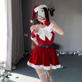 Christmas outfit + Santa hat (headband not included)