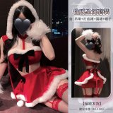 Christmas Outfit [Top + Apron + Underskirt + Hat]