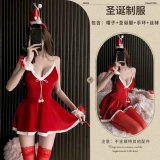 Christmas uniform + size 4 red stockings