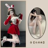 Christmas outfit + white stockings