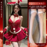 Wear more Christmas outfits + white princess fishnet stockings