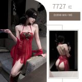 Classic suit (halter dress + shawl + T-shirt)