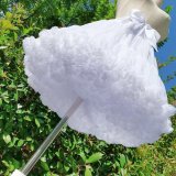 White cloud-patterned petticoat (one size fits all)