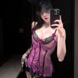 Dark purple (socks not included)