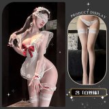 Butterfly Strawberry ~ + White Stockings + Eye Mask