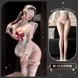 Butterfly Strawberry ~ + White Boundless Stockings