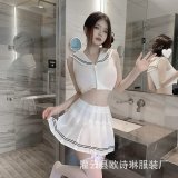 Matching set (top + skirt) + name tag