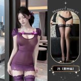 Dress + black stockings