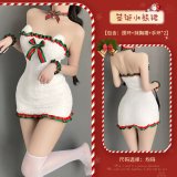 Set (dress + choker + bracelet * 2) + W1 White
