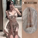 [Top + Skirt + T-shirt + Stockings]