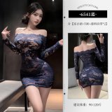 6942508605759 Blue [Dress + T-shirt + 2 sheer bra straps]