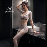 [Top + Skirt + Stockings]