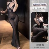 ♥Fatal Woman♥ Slimming Black [Slip Dress + T-shirt]