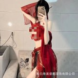 Flying Set [Veil + Bellyband + Striped Skirt + Underwear]