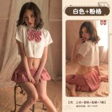 pink checkered uniform